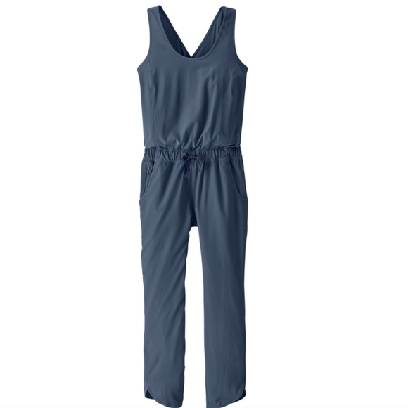 Patagonia Fleetwith Jumpsuit in Dolomite Blue, Size Medium Sleeveless Athleisure - Picture 1 of 12
